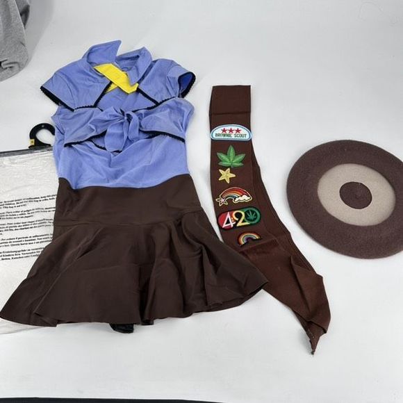 Yandy Starline Girl Scout Brownie Halloween Costume Size Small Role Play cosplay - Picture 5 of 11
